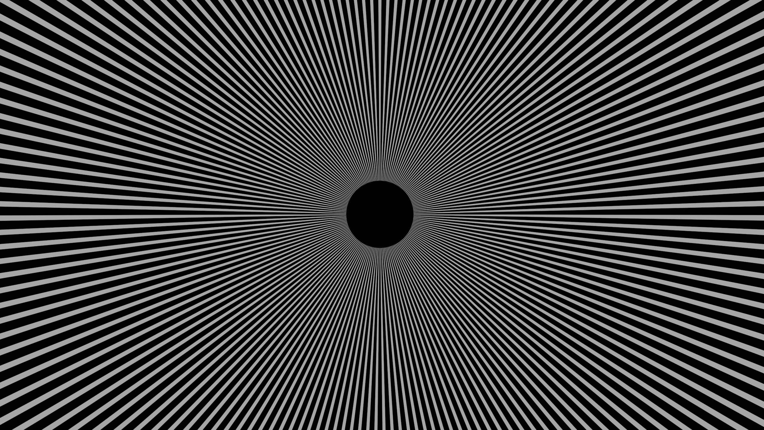A black and white optical illusion