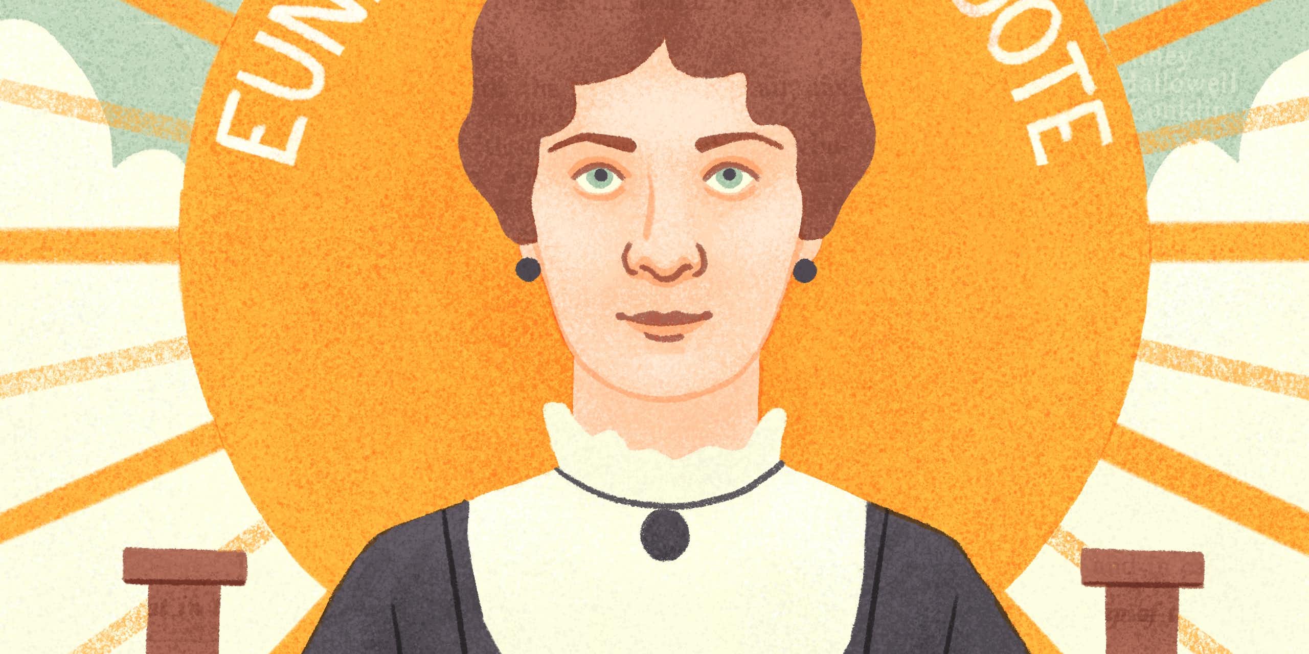 dessin représentant Eunice Foote
