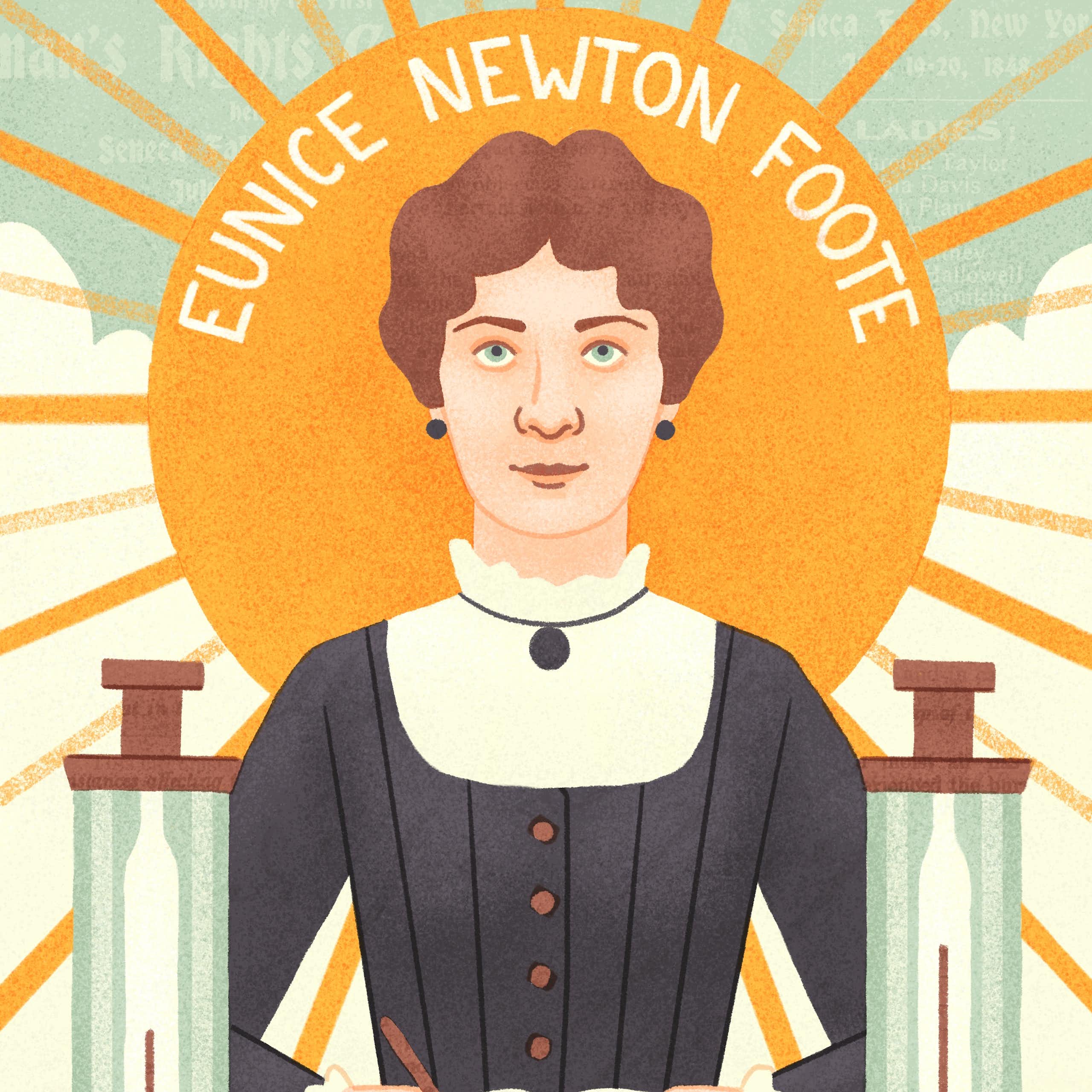dessin représentant Eunice Foote